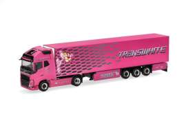 Volvo  - FH GL Xl 2020 pink - 1:87 - Herpa - H319836 - herpa319836 | Toms Modelautos
