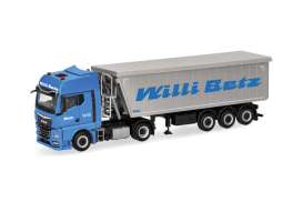 MAN  - TGX GM blue/grey - 1:87 - Herpa - 319775 - herpa319775 | Toms Modelautos