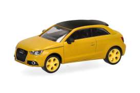 Audi  - S1 yellow - 1:87 - Herpa - H024532-002 - herpa024532-002 | Toms Modelautos