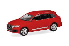 Audi  - Q7 red - 1:87 - Herpa - H028448-003 - herpa028448-003 | Toms Modelautos