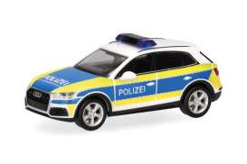 Audi  - Q5 white/yellow/blue - 1:87 - Herpa - H098762 - herpa098762 | Toms Modelautos
