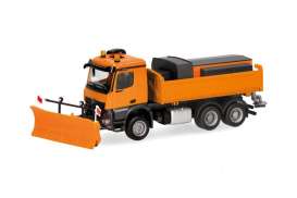 Mercedes Benz  -  Arocs '18 M 3a oange - 1:87 - Herpa - H320061 - herpa320061 | Toms Modelautos