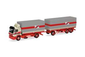 Mercedes Benz  - SK 94 Pl.Hz.  grey/red - 1:87 - Herpa - H320146 - herpa320146 | Toms Modelautos