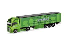 Volvo  - FH16 GL XL  2020 green - 1:87 - Herpa - H320108 - herpa320108 | Toms Modelautos