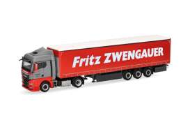 MAN  - TGX GM red/grey - 1:87 - Herpa - H319911 - herpa319911 | Toms Modelautos
