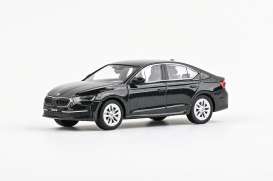 Skoda  - Octavia IV FL 2024 black - 1:43 - Abrex - 143AB-048D - ab143AB-048D | Toms Modelautos