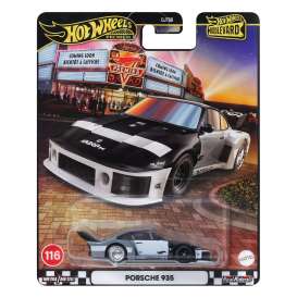 Porsche  - 935 grey/black/white - 1:64 - Hotwheels - JBL17 - hwmvJBL17 | Toms Modelautos