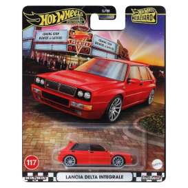 Lancia  - Delta red - 1:64 - Hotwheels - JBL18 - hwmvJBL18 | Toms Modelautos