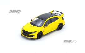 Honda  - Civic yellow - 1:64 - Inno Models - in64-FK8-YL - in64-FK8-YL | Toms Modelautos