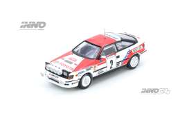 Toyota  - Celica white/red - 1:64 - Inno Models - in64-ST165R-91MCW - in64-ST165R-91MCW | Toms Modelautos