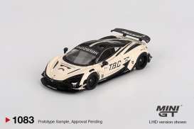 McLaren  - 720S 2024 white/black - 1:64 - Mini GT - 01083Lhd - MGT01083Lhd | Toms Modelautos