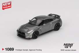 Nissan  - GTR 2025 grey - 1:64 - Mini GT - 01089-BL - MGT01089BL | Toms Modelautos