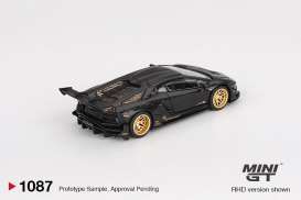 Lamborghini  - Aventador 2025 matte black - 1:64 - Mini GT - 01087-RHD - MGT01087RHD | Toms Modelautos