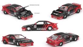 Toyota  - AE86  1983 red/black - 1:64 - Mini GT - KHMG214 - MGTKHMG214 | Toms Modelautos