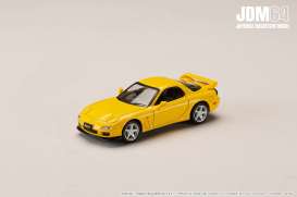 Mazda  - RX-7 yellow - 1:64 - Hobby Japan - HJDM007B-14 - HJDM007B-14 | Toms Modelautos