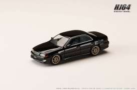 Toyota  - Chaser  1996 black - 1:64 - Hobby Japan - HJ645072ABK - HJ645072ABK | Toms Modelautos