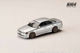 Toyota  - Chaser  1996 silver metallic - 1:64 - Hobby Japan - HJ645072AS - HJ645072AS | Toms Modelautos