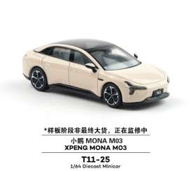   - XPENG MONA MO3 cream - 1:64 - XCartoys - T11-25 - xcarT11-25 | Toms Modelautos