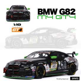 BMW  - M4 GT4 2024 black - 1:18 - OttOmobile Miniatures - OT1172 - otto1172 | Toms Modelautos