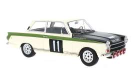Ford  - Cortina Lotus 1966 White/ green/black - 1:18 - MCG - 18435 - MCG18435 | Toms Modelautos