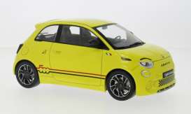 Fiat  - Fiat 500 2024 Yellow - 1:18 - MCG - MCG18498 - MCG18498 | Toms Modelautos