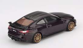BMW  - M4 2021 violet - 1:64 - Mini GT - 01112BL - MGT01112BL | Toms Modelautos
