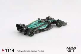 Aston Martin  - AMR24 2024 green/black - 1:64 - Mini GT - 01114 - MGT01114 | Toms Modelautos