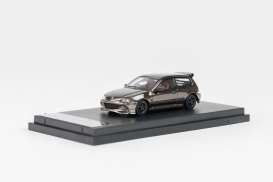 Honda  - Civic EG6 black - 1:64 - Street Weapon - STW044bk - STW044bk | Toms Modelautos