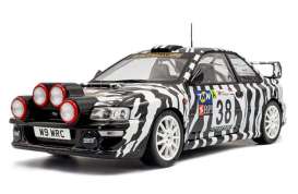 Subaru  - Impreza S5 2001 black/white - 1:18 - Solido - 1807409 - soli1807409 | Toms Modelautos