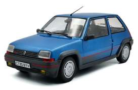 Renault  - 5 GT Turbo MK1 1985 blue - 1:18 - Solido - 1810004 - soli1810004 | Toms Modelautos