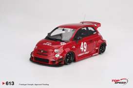Fiat Abarth - 595 2024 red - 1:18 - Top Speed - TS0613 - TS0613 | Toms Modelautos