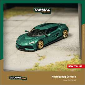 Koenigsegg  - Gemera green - 1:64 - Tarmac - T64G-TL053-GR - TC-T64G-TL053-GR | Toms Modelautos