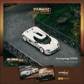 Koenigsegg  - CC850 white - 1:64 - Tarmac - T64G-TL051-WH - TC-T64G-TL051-WH | Toms Modelautos
