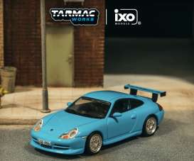 Porsche  - 911 GT3 light blue - 1:64 - Tarmac - T64G-069-BL - TC-T64G-069-BL | Toms Modelautos