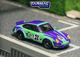 Porsche  - 911 purple/green - 1:64 - Tarmac - T64S-023-PSY - TC-T64S-023-PSY | Toms Modelautos