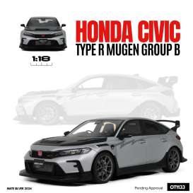 Honda  - Civic 2024 mate silver - 1:18 - OttOmobile Miniatures - OT1133 - otto1133 | Toms Modelautos