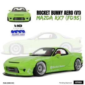 Mazda  - RX7 2015 green - 1:18 - OttOmobile Miniatures - OT1155 - otto1155 | Toms Modelautos