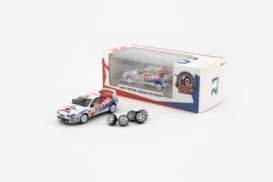 Toyota  - Celica 1996 red/white/blue - 1:64 - BM Creations - 64B0421 - BM64B0421 | Toms Modelautos