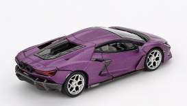 Lamborghini  - Revuelto 2024 violet - 1:64 - Mini GT - 01121BL - MGT01121BL | Toms Modelautos