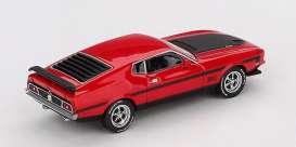 Ford  - Mustang 1971 red - 1:64 - Mini GT - 01122BL - MGT01122BL | Toms Modelautos