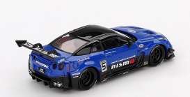 Nissan  - GTR R35 2025 blue - 1:64 - Mini GT - 01124Rhd - MGT01124Rhd | Toms Modelautos