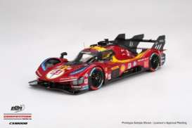 Ferrari  - 499P 2025 red/yellow - 1:18 - BBR - CS18008 - BBRCS18008 | Toms Modelautos