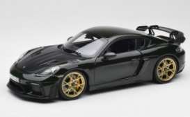 Porsche  - Cayman GT4 RS 2023 dark green - 1:18 - Norev - 187250 - nor187250 | Tom's Modelauto's