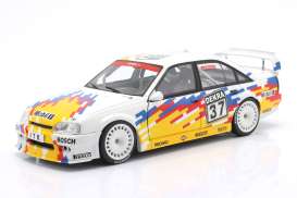 Opel  - Omega Evo 500 1991 white/yellow/red - 1:18 - Werk83 - W18045002 - W18045002 | Toms Modelautos