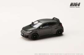 Toyota  - GR Yaris RZ 2024 matte steel - 1:64 - Hobby Japan - HJ644087MS - HJ644087MS | Toms Modelautos