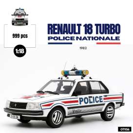 Renault  - 18 Turbo 1982 white/green - 1:18 - OttOmobile Miniatures - OT1156 - otto1156 | Toms Modelautos