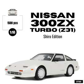 Nissan  - 300 ZX Turbo 1988 white - 1:18 - OttOmobile Miniatures - OT1181 - otto1181 | Toms Modelautos