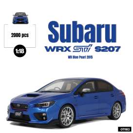 Subaru  - WRX STI 2015 blue - 1:18 - OttOmobile Miniatures - OT1182 - otto1182 | Toms Modelautos