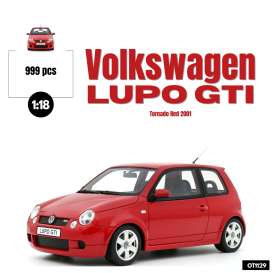 Volkswagen  - Lupo GTI 2001 red - 1:18 - OttOmobile Miniatures - OT1129 - otto1129 | Toms Modelautos