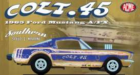 Ford  - Mustang A/FX 1965 bluw/brown - 1:18 - Acme Diecast - 1801882 - acme1801882 | Toms Modelautos
